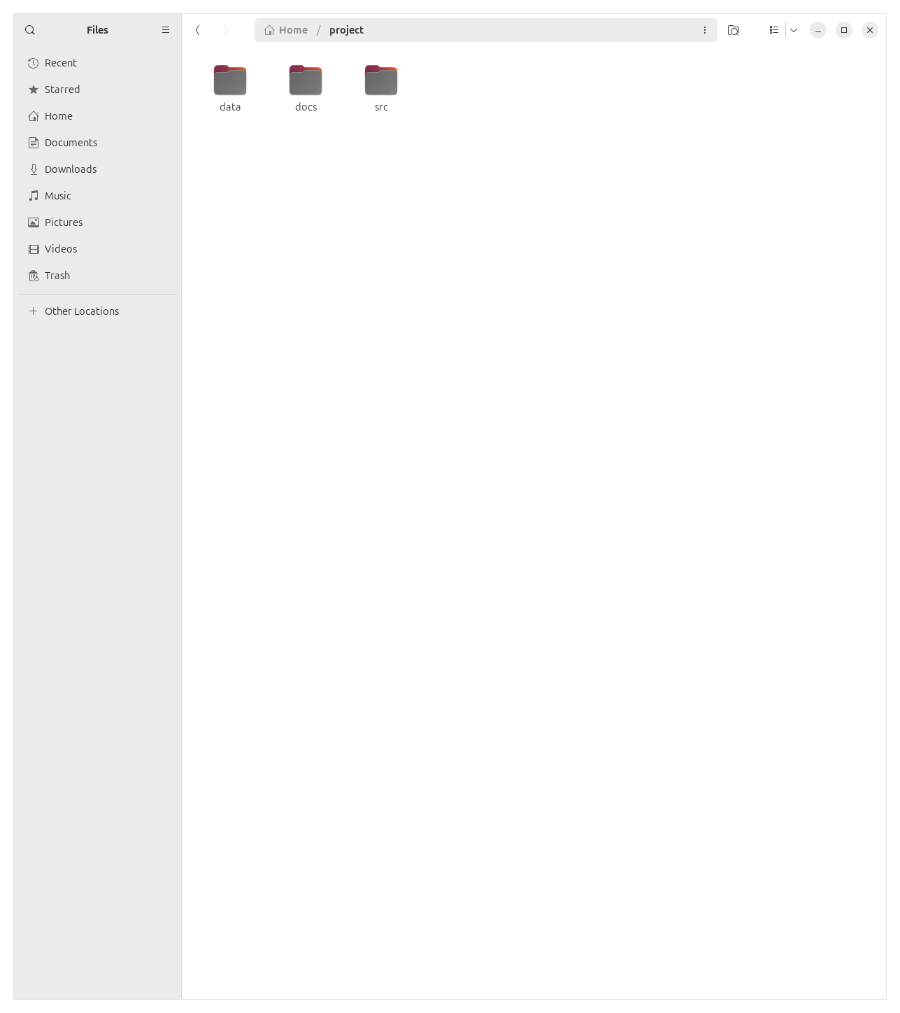 folders gui nested